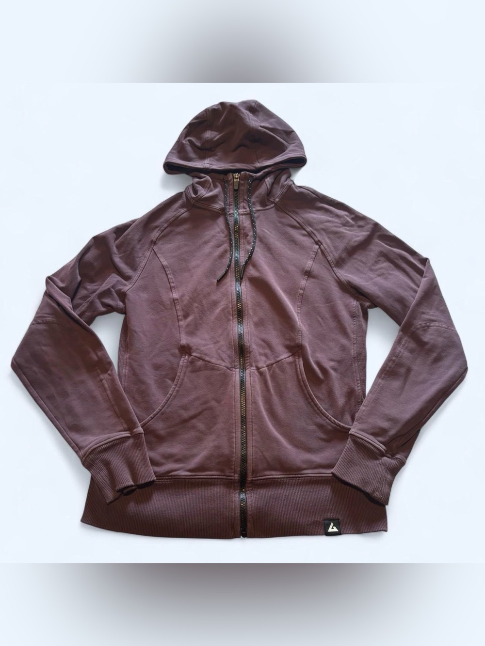 American Giant Hoodie Womens M Purple Plum Classic Full Zip Sweatshirt USA